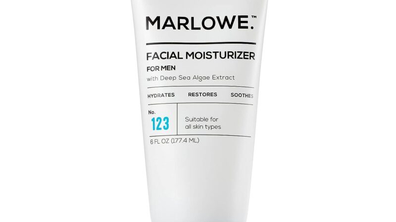 MARLOWE. No. 123 Men’s Facial Moisturizer Review: Lightweight Hydration for Men