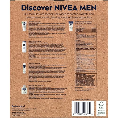 NIVEA MEN Complete Collection Skin Care Set for Sensitive Skin: A Comprehensive Review